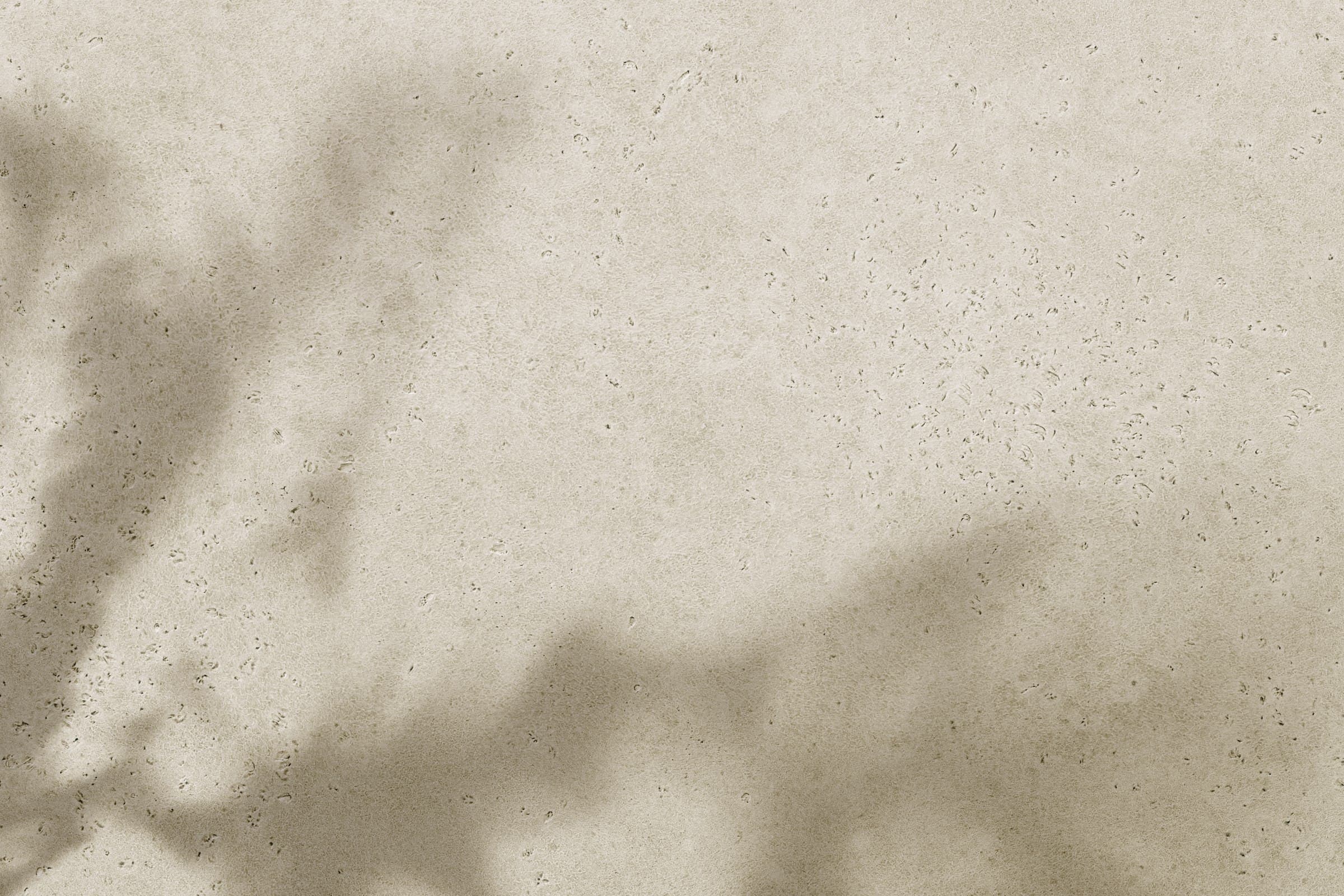 Soft shadows on stone